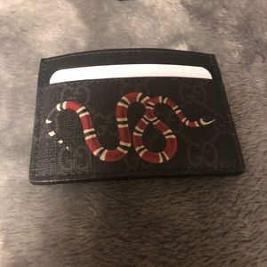 Gucci Kingsnake Card Case Holder - BRAND NEW